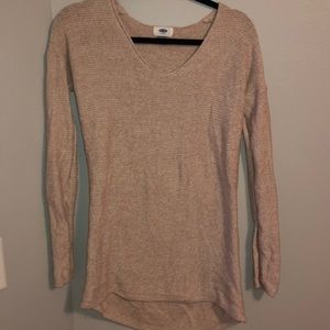 Soft knit v neck sweater